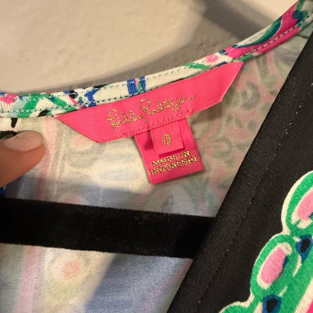Lilly Pulitzer Roselle Maxi Dress Let's Get Wild print Size 0 - Picture 8 of 12